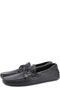 Кожаные мокасины со шнурком Tod’s