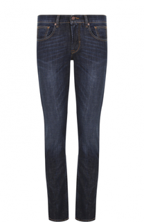 Джинсы прямого кроя с контрастной прострочкой Baldessarini