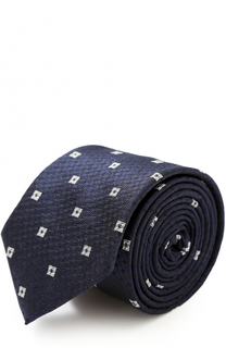 Шелковый галстук с принтом Dal Lago