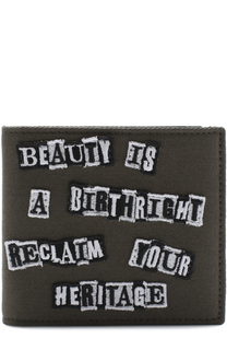 Текстильное портмоне с отделениями для кредитных карт Valentino