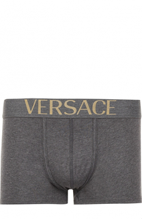 Хлопковые боксеры с широкой резинкой Versace