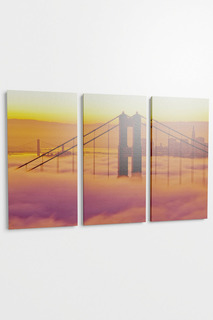 Панно "Мост в тумане", 3пр. Pannorama