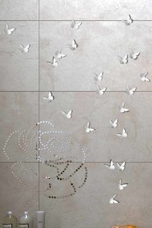 Бабочки, зеркальная мозаика Lumacolor