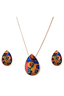 Комплект: колье, серьги Fiore Lune