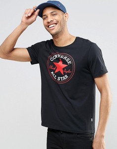 Черная футболка Converse Chuck 10002848-A01 - Черный