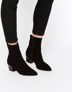 Замшевые ботильоны ASOS RETSELLA - Черный