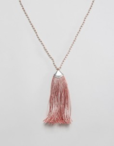 Ожерелье с кисточками Nylon - Розовый