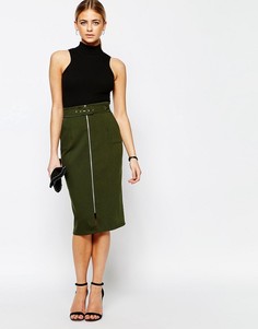 Структурированная юбка‑карандаш Love - Зеленый