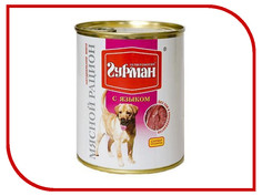 Корм Четвероногий Гурман Мясной рацион с Языком 850g для собак 11913