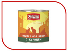 Корм Четвероногий Гурман Паштет с курицей 240g для кошек 11927