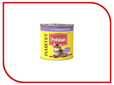 Корм Четвероногий Гурман Паштет с говядиной 240g для котят 11924