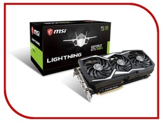 Видеокарта MSI GeForce GTX 1080 Ti 1569Mhz PCI-E 3.0 11264Mb 11124Mhz 352 bit DVI 2xHDMI GTX 1080 TI LIGHTNING X
