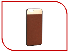 Аксессуар Чехол-накладка Dotfes G03 Aluminium Alloy Nappa Leather Case для APPLE iPhone 6/6S Brown 47078