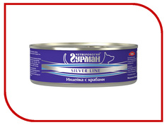 Корм Четвероногий Гурман Серебряная линия Индейка с крабами в желе 100g для собак 55753