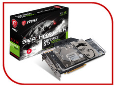 Видеокарта MSI GeForce GTX 1080 Ti 1506Mhz PCI-E 3.0 11264Mb 11016Mhz 352 bit DVI HDMI HDCP GTX 1080 TI SEA HAWK