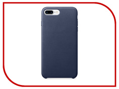 Аксессуар Чехол APPLE iPhone 7 Plus Leather Case Midnight Blue MMYG2ZM/A
