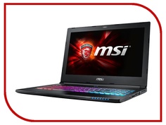 Ноутбук MSI GS60 6QD-245RU 9S7-16H822-245 (Intel Core i5-6300HQ 2.3 GHz/16384Mb/1000Gb/nVidia GeForce GTX 965M 2048Mb/Wi-Fi/Bluetooth/Cam/15.6/1920x1080/Windows 10 64-bit)