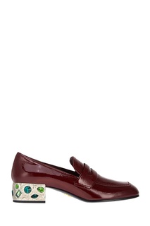 Кожаные лоферы Prada