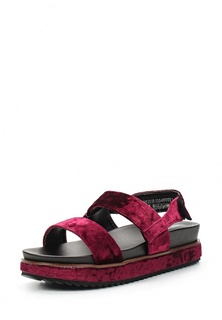 Сандалии LOST INK CIARA CRUSHED VELVET SANDAL