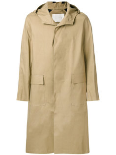 удлиненное пальто с капюшоном Mackintosh