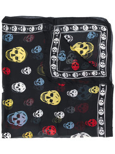 платок Skull Alexander McQueen