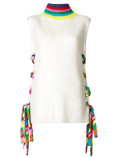 свитер с ленточной шнуровкой Mira Mikati