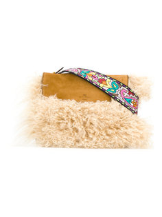 shearling cross-body bag  Etro