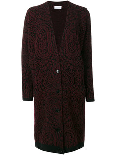 patterned cardi-coat Christian Wijnants