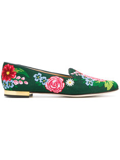 Floral loafers Charlotte Olympia