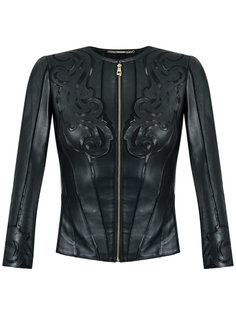 куртка с лазерной обработкой Versace Collection