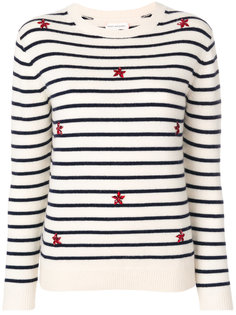 embroidered stripe sweater Chinti And Parker