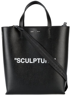 large Sculpture printed tote Off-White