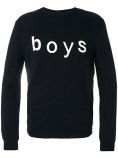 свитер с принтом boys Comme Des Garçons