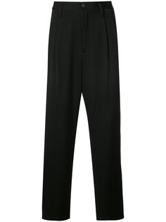 брюки кроя слим Yohji Yamamoto
