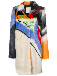 colour-block coat Marco De Vincenzo