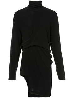 asymmetric long turtleneck jumper  Bmuet(Te)