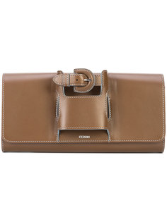 front buckle clutch bag Perrin Paris