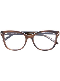 square frame glasses Chloé Eyewear