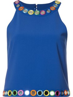 декорированный топ Moschino