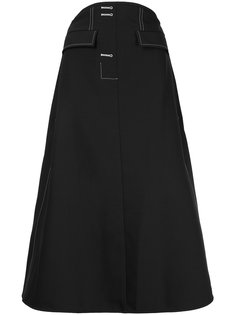 А-образная юбка с контрастной строчкой  Ellery