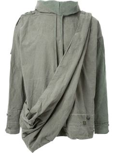 куртка с драпированными деталями  Greg Lauren