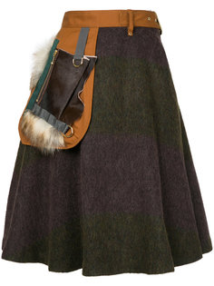 А-образная юбка с поясом и карманом  Kolor