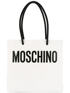 сумка-тоут  с принтом логотипа Moschino