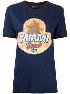 футболка с принтом Miami Beach  N Duo