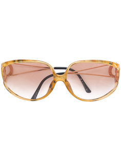 oversized marbled sunglasses Christian Dior Vintage