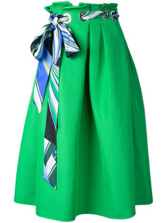 юбка с поясом на талии Emilio Pucci