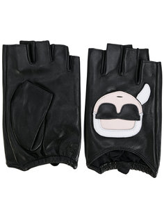 перчатки митенки Karl Karl Lagerfeld