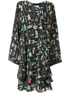 graphic print dress Chalayan