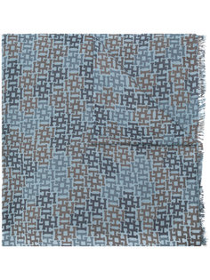 printed cashmere scarf  Hemisphere