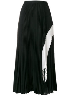 плиссированная юбка с полосками  Proenza Schouler